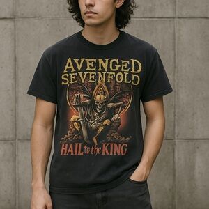 Vintage 2013 Avenged Sevenfold “Hail to the King” T-Shirt 👑 L